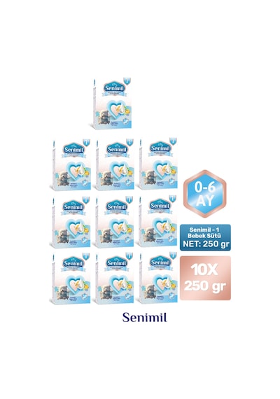Senımıl 1 Bebek Sütü 250 G 10 Adet