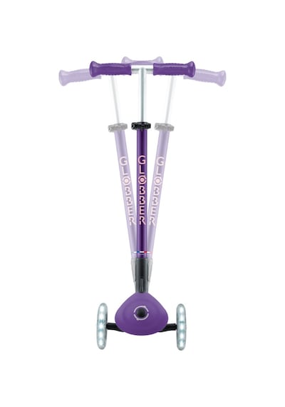 Globber Elite Deluxe Işıklı Scooter - Koyu Mor Mor