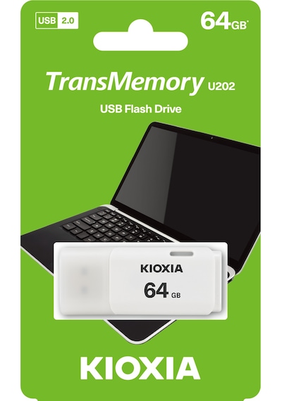 Kioxia TransMemory U202 64 GB USB 2.0 Flash Bellek