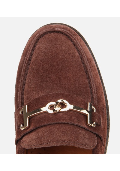 Hotiç Kadın Süet Deri Kahverengi Yumuşak Tabanlı Comfort Günlük Loafer 01ayh314380a480 01ayh314380a480 Kahverengi