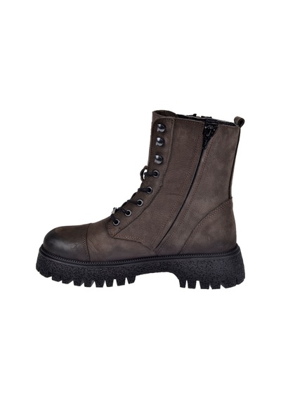 Hammer Jack Hakiki Deri Postal Kadın Bot Hj-23845-z Kahve Nubuk Kahverengi