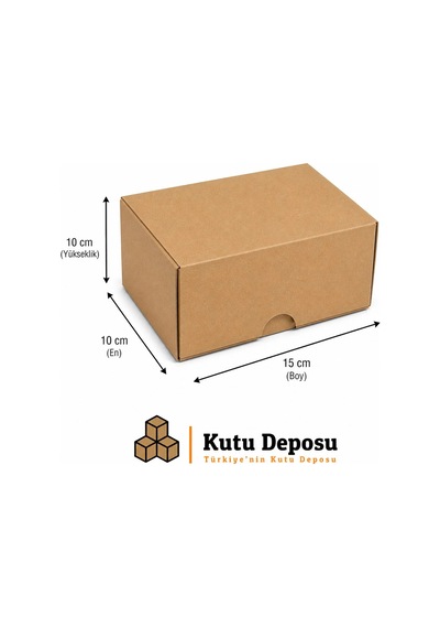 10x15x10 Cm E-ticaret Ve Kargo Kutusu Bardak Ve Mum Kutusu 100 Adet 1 Adet