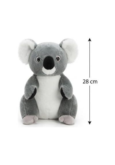 Peluş Koala 28 Cm Sevimli Konforlu: Peluş Uyku Yastığı Ve Sarılma Arkadaşı Dekoratif Oyuncak Gri