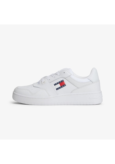 Tommy Hilfiger Retro Basket Kadın Beyaz Spor Ayakkabı En0en02933