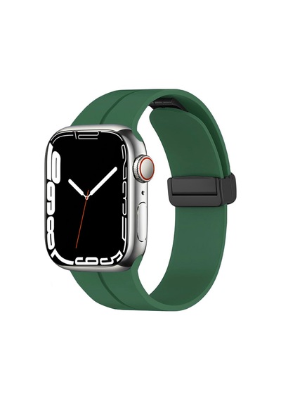 Watch 38mm Uyumlu Krd-84 Uyumlu Zyl Kordon Koyu Yeşil