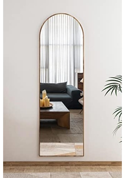 Tarz Design Ceviz Antre Koridor Konsol Duvar Salon Banyo Wc Ofis Yatak Odası Boy Ayna 40x120 Cm Çok Renkli
