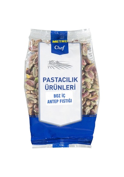 Metro Chef Boz İç Fıstık 250 G - Kaliteli Antep Fıstığı 3'li Ekonomik Paket - 3 Adet Tarı
