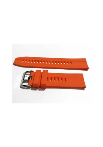 Fado Akıllı Saat Kordonu Akıllı Pimli Silikon 22 Mm 74 Oranj Renk Çok Renkli