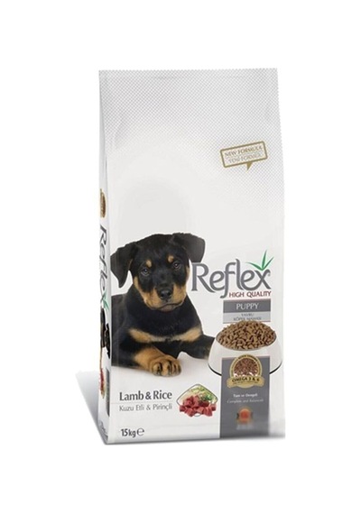 Reflex Puppy Kuzu Eti Ve Pirinçli Yavru Köpek Maması 15kg