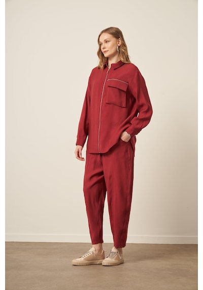 Ftz Women Kadın Modal Takım Bordo 31036 Bordo