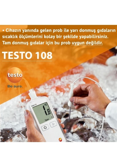 Testo 108 Kablolu Problu Sıcaklık Ölçer
