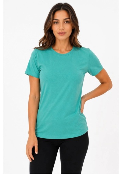 Wear Vexel Kadın Basic Tişört Bisiklet Yaka Kısa Kol Günlük Yazlık Slim Fit T-shirt - Su Yeşili Su Yeşili Wear Vexel Kadın Basic Tişört Bisiklet Yaka Kısa Kol Günlük Yazlık Slim Fit T-shirt - Su Yeşili Su Yeşili