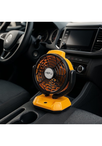 Hepu Hp-f878 8'' 20cm Kablosuz Otomatik Masaüstü Fan 7200mah Yüksek Kapasiteli Batarya
