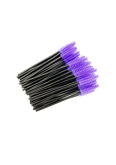 Tek Kullanımlık Kirpik Fırçaları Kirpik Uzatma Araçları Kaş Fırçası Maskara 50pcs Pink