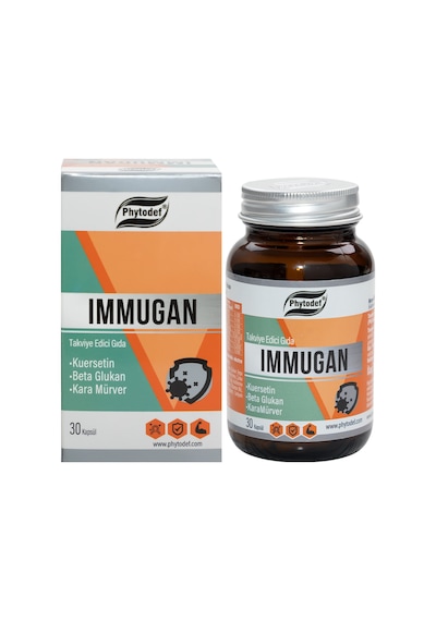 Phytodef Immugan Kuersetin Beta Glukan Kara Mürver 30 Kapsül