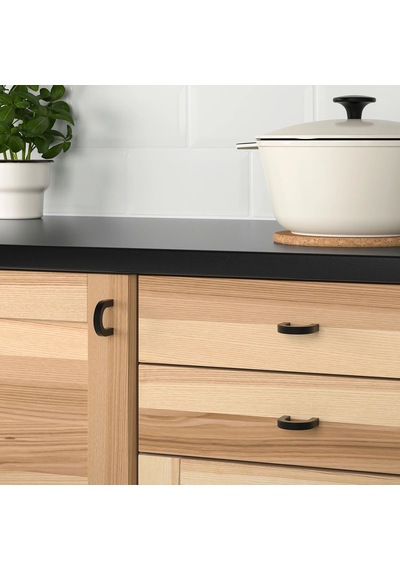Ikea Borghamn 2'li Mobilya Kulpu 40 Mm Siyah