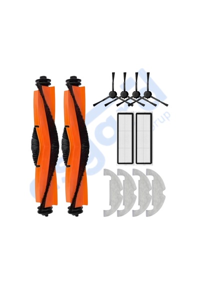 Dreame D10 Plus D10s Plus D10 Plus Gen 2 Uyumlu 2 Ana Fırça 4 Yan Fırça 2 Filtre 4 Mop Pkt-iasgf0001382