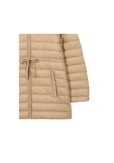 Skechers W Padded Long Light Jacket Kadın Bej Mont S2520206-1345