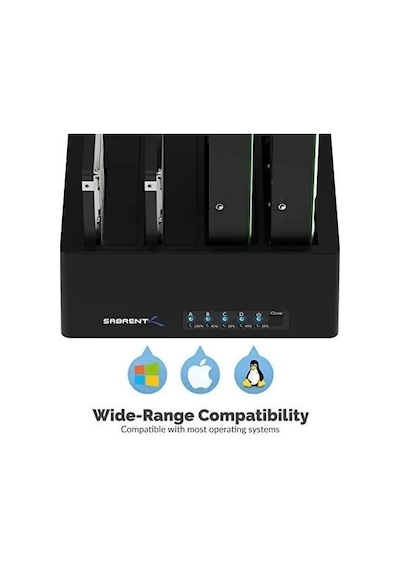 Sabrent Usb Ssd/harici Sabit Disk Bağlantı İstasyonu Ds-u3b4 4 Bay