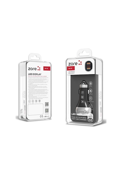 Zore Zr-C2 Micro 2 in 1 Araç Şarj Seti