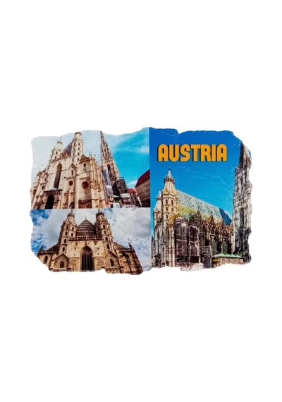 Avusturya Temalı Fresco Magnet