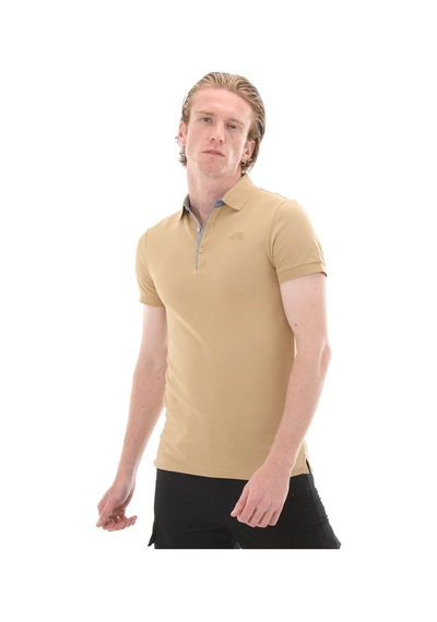 The North Face F00Cev4Lk51-R M Premıum Polo Pıquet-Eu Erkek T-Shirt Sarı 001