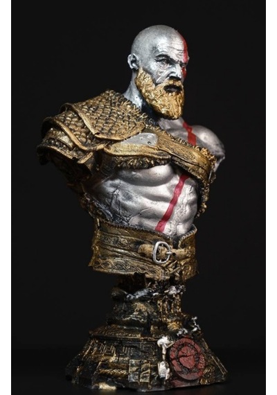 God Of War Kratos Büst, God Of War Ragnarök Kratos