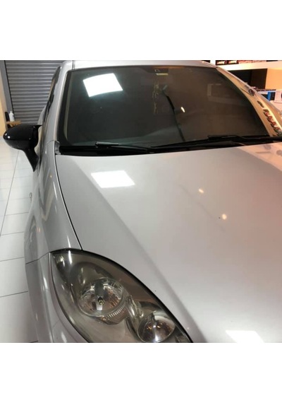 Sts Oto Aksesuar Fiat Linea Batman Yarasa Ayna Kapağı Piano Black Abs Plastik BATMAN (01)