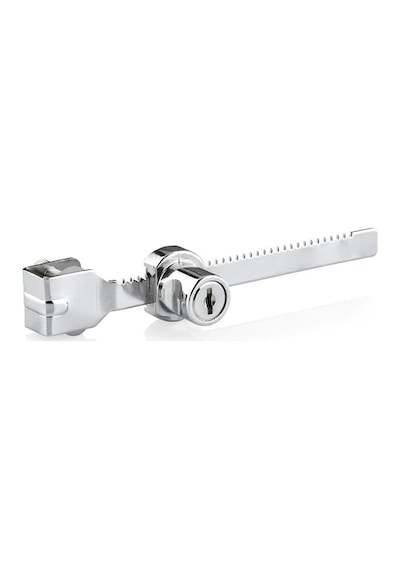 Premium Cam Kabin Kilidi, Metal Yapı, Şeffaf Ve Güvenli Tasarım, 14cm Uzunluk, Anahtar İle Kilit Sistemi, Dolap Ve Vitrinler İçin