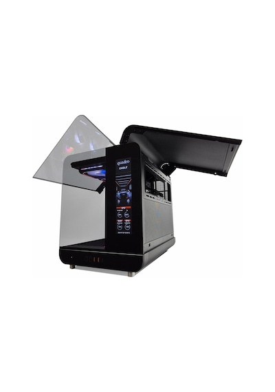 Quadro Qx100 Eagle Usb 3.2 Rgb Atx Mid Tower Siyah Kasa