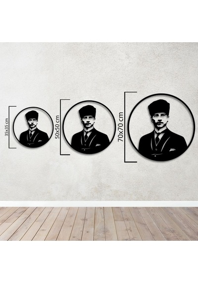 Ölümsüz Lider: Atatürk Metal Duvar Dekoru