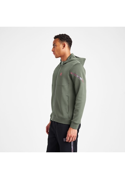 Lescon Erkek Fermuarlı Kapüşonlu Sweatshirt 25n-1128 Haki