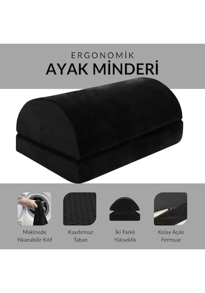 Klasse Ergonomik Visco Ayak Minderi, Oyun Koltuğu Ve Ofis Koltuğu İçin Anti Alerjen Ayak Yastığı, Ayak Koyma Yeri Taburesi, Çok Amaçlı Rahatlatıcı Yarım Silindir İki Parça Masa Altı Ayak Desteği Ahşap Klasse Ergonomik Visco Ayak Minderi, Oyun Koltuğu Ve Ofis Koltuğu İçin Anti Alerjen Ayak Yastığı, Ayak Koyma Yeri Taburesi, Çok Amaçlı Rahatlatıcı Yarım Silindir İki Parça Masa Altı Ayak Desteği Ahşap