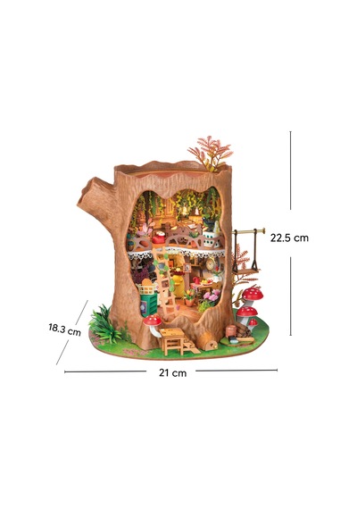 Masal Ağacı Led Işıklı Kendin Yap Minyatür Maket Seti Rolife Fairytale Tree House