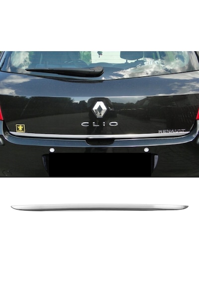 Renault Clıo 3 Hb 2005-2012 Krom Bagaj Alt Çıta P.çelik
