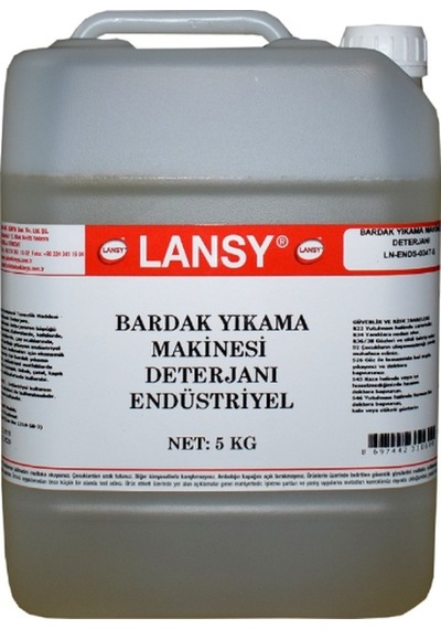 Lansy Bardak Yıkama Makinesi Deterjanı 5 KG