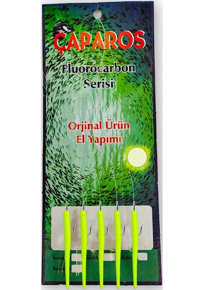 El Yapımı 5'li Açıkdeniz Levrek, Uskumru, Palamut, Kolyos, Çinekop, Çaparisi - Sarı Kurtçuk-10281