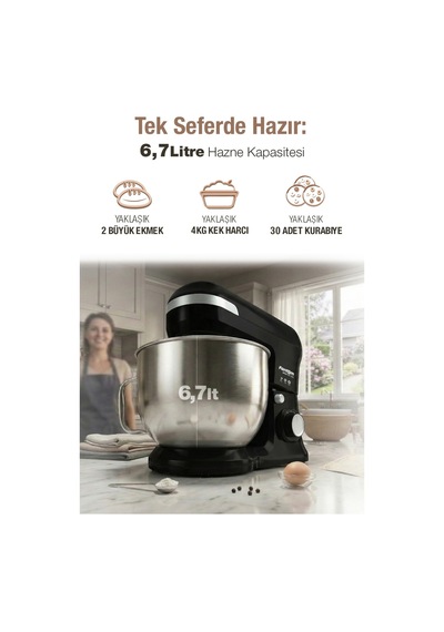 Fantom Nfest HM 1500 W Stand Mixer