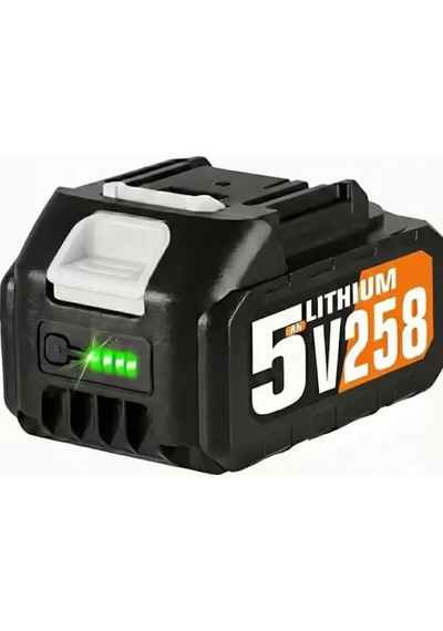 V258 Yedek Akü Batarya 5.0ah 10 Pilli Işık Göstergeli - 10x2450 Mah Gerçek Değerli Pil Bloğu
