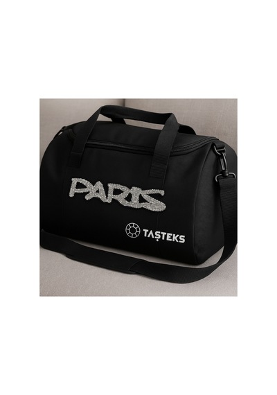 Taşlı Ütülenebilen Veya Sticker Olarak Kullanılabilen Paris Yazı Modeli