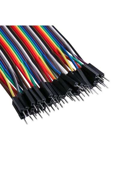 3x40 Adet Jumper Kablo , Erkek Dişi, Kablo Geçmeli Köprü 28awg Te