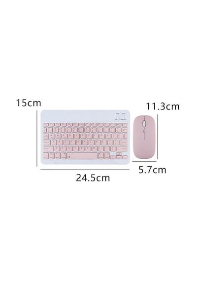 Redmi Pad 2 11" Uyumlu 4 Lü Tablet Seti Klavye + Kılıf + Kalem