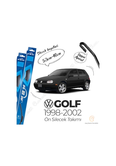 RBW Volkswagen Golf 4 1998 - 2002 Ön Muz Silecek Takım