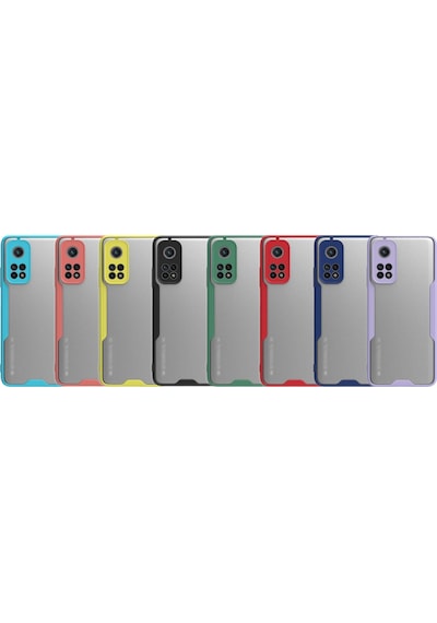 Xiaomi Mi 10T 5G Kapak Colorful Kamera Korumalı Silikon Kılıf