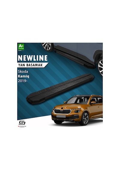 S-dizayn Skoda Kamiq Newline Siyah Yan Basamak 183 Cm 2019 Üzeri N11.11108