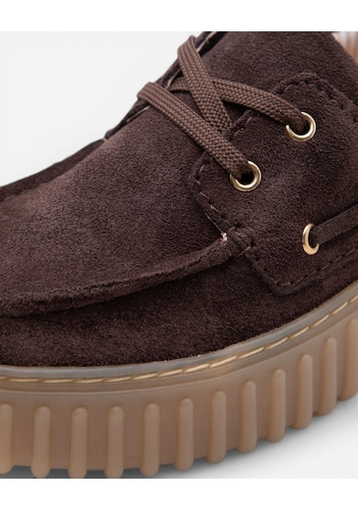 Clarks Torhill Boat Dark Brown Suede Kadın Koyu Kahve Günlük Ayakkabı 26186647 Kahverengi Clarks Torhill Boat Dark Brown Suede Kadın Koyu Kahve Günlük Ayakkabı 26186647 Kahverengi