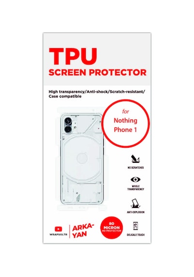 Nothing Phone 1 Arka Ve Yan Kaplama Koruyucu Hd Film