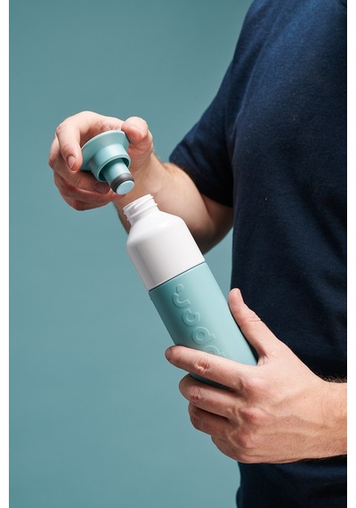 Dopper Insulated Yalıtımlı Termos Şişe 350 Ml - Okyanus Mavisi Turkuaz / Beyaz