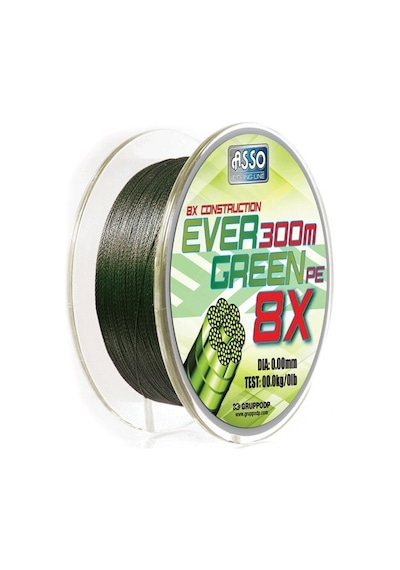 Asso Ever Green 8 Örgü Mumlu Ip Misina 300Mt (264963547)