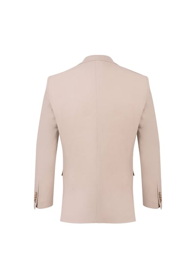 Hatemoğlu Bej Slim Fit Mono Yaka Casual Takım Elbise